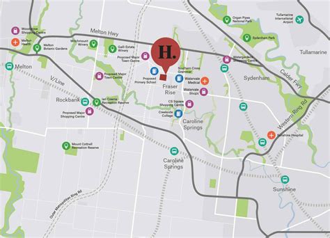 Map Of City Vista Ct Fraser Rise Vic 3336