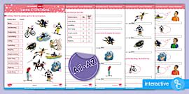 ESL Curriculum Level 3, Lesson 12 Interactive Worksheet