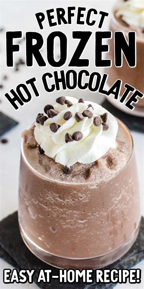 Frozen hot chocolate – Artofit