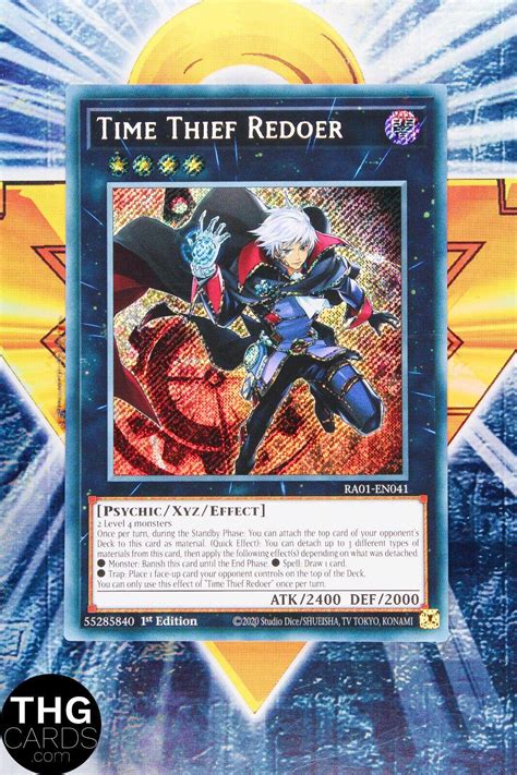 Time Thief Redoer [Secret Rare] RA01-EN041 Prices | YuGiOh 25th ...