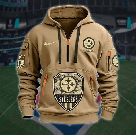 Pittsburgh Steelers New Personalized Quarter Zip Hoodie Limited Edition ...