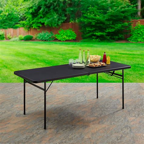 Mainstays 6 Foot Bi-Fold Plastic Folding Table, India | Ubuy
