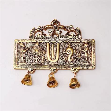 Buy CraftVatika Tirupati Balaji Symbol Stand Shankh Chakra Aluminium ...