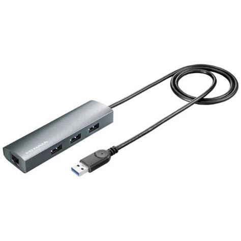 エレコム EDC-GUC3V3-B 有線LANアダプター USB Type-C 1000Mbps USB3.2 Gen1 Windows ...