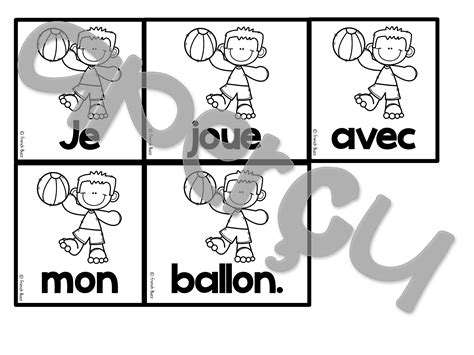 Les verbes en ER Premier groupe - Phrases mêlées