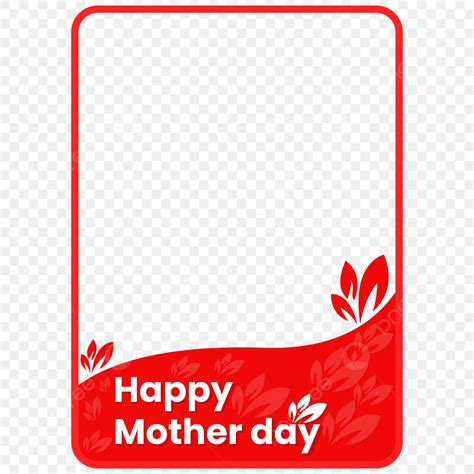 Happy Mother Day Vector Hd Images, Happy Mothers Day Frame Vector ...