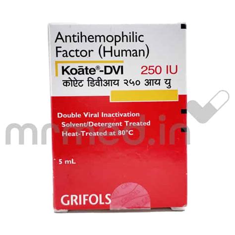 Buy Koate-Dvi 250Iu Injection Online: Uses, Side Effects, Price, and ...