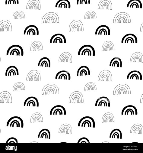 Black And White Rainbow Wallpaper