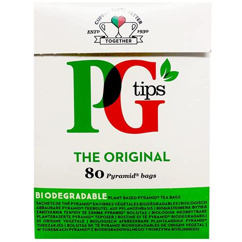 Amazon.com : PG Tips Premium Black Tea, Pyramid Bags, 80 ct : Black ...