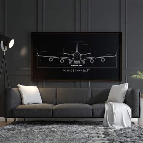 Boeing 747 - Unique and Smart LED Painting Wall Art