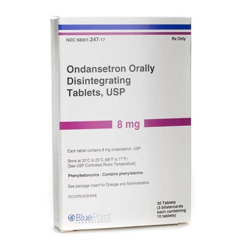 Ondansetron ODT, 8mg Unit-Dose Tablets, 30/Box | McGuff
