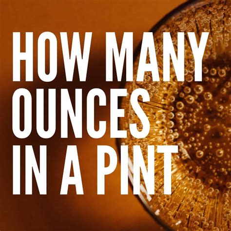 How Many Ounces in a Pint? Easy Conversion - AlmostNordic