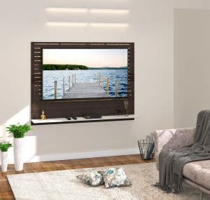 BLUEWUD Reyloye TV Unit With Storage Shelves for Books & Décor Upto 60 ...