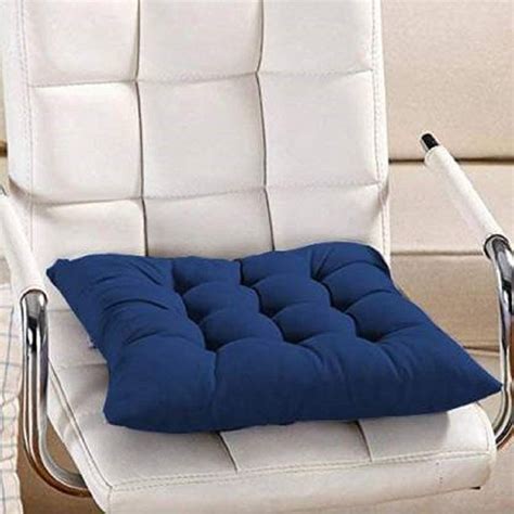 jbb Microfiber Square Chair Pad Seat Cushion for Car Pad, Office Chair ...