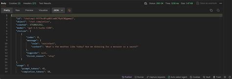 Check Openai API Key through Postman 的图像结果