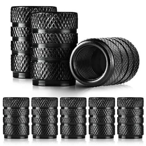 Valve Stem Caps, 8 Pcs Tire Valve Caps, Anodized Aluminum Valve Stem Caps for Cars, Bikes ...