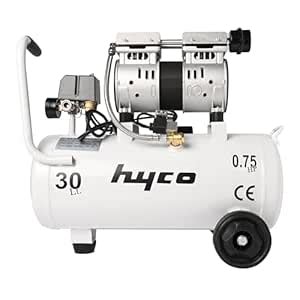 Hyco Oil Free Silent Air Compressor with 100% Copper Winding (0.75HP ...