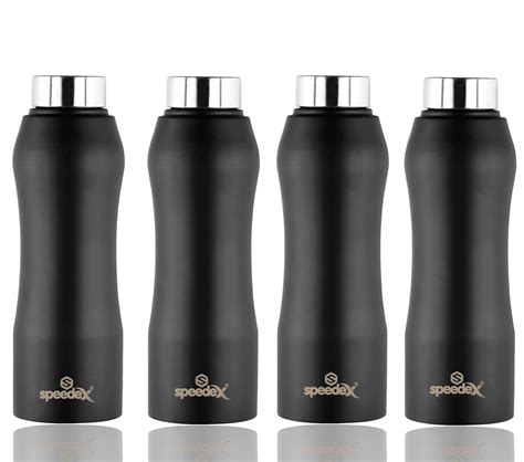 Speedex Stainless Steel Wide Mouth Sports Water Bottles Single Wall BPA ...