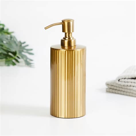 Buy Panama Vertico Stainless Steel Soap Dispenser, Gold from Home ...