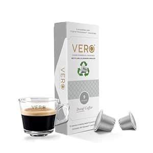 VERO Decaf Coffee Capsules, Natural Mountain Water Decaf Method ...