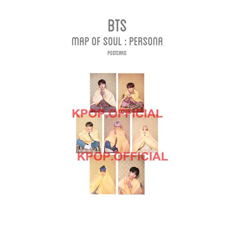 Bts Maps of the Soul: Persona POSTCARD | Shopee Philippines