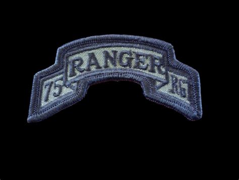 MILITARY ARMY 75th RANGER RGT TAB PATCH RANGERS SHOULDER ROCKER SCROLL ...