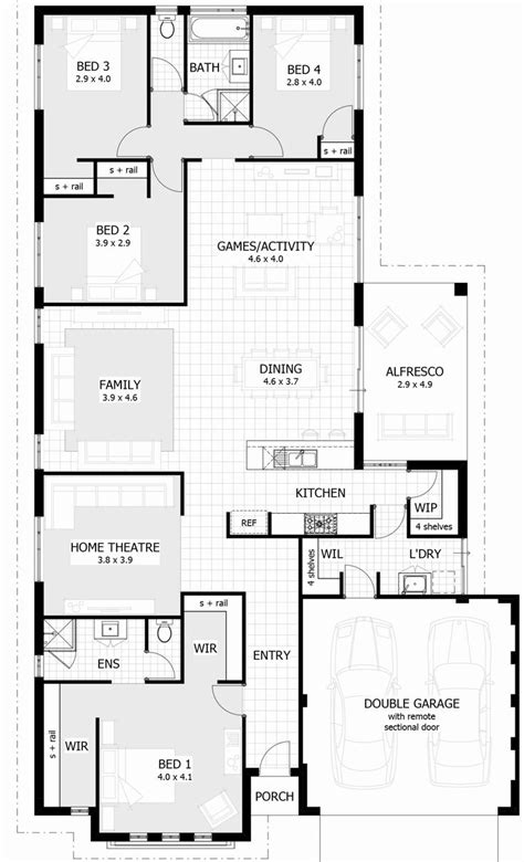 simple 6 bedroom house plans single story