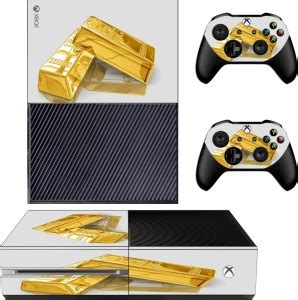 GADGETSWRAP GMCC37683 - Printed GOLD BARS Skin Gaming Accessory Kit ...