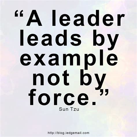 Lead by Example Meaning