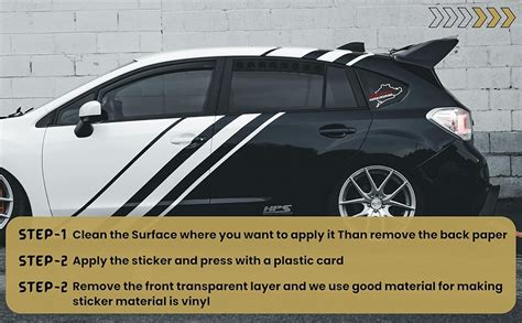 ARWY car Sticker New map Design Reflective car Sticker for Side Mirror ...