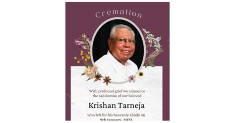 Krishan S. Tarneja Obituary (2023) - Pittsburgh, PA - Beinhauer Family ...