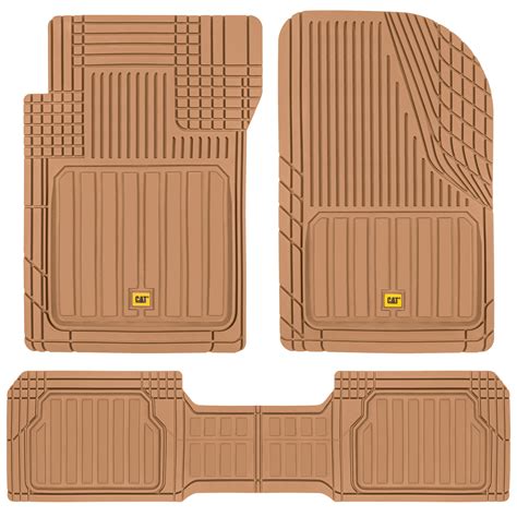 Cat® ToughLiner™ Rubber Car Floor Mats for Auto Truck SUV & Van, Full ...