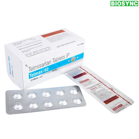 TELMAX-40 Tablets Biosync Pharmaceuticals Pvt. Ltd.