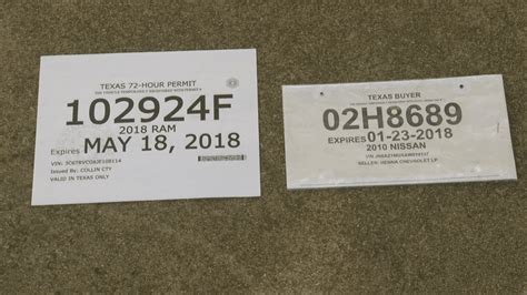 DMV re-designs temporary tags to better fight fictitious plates