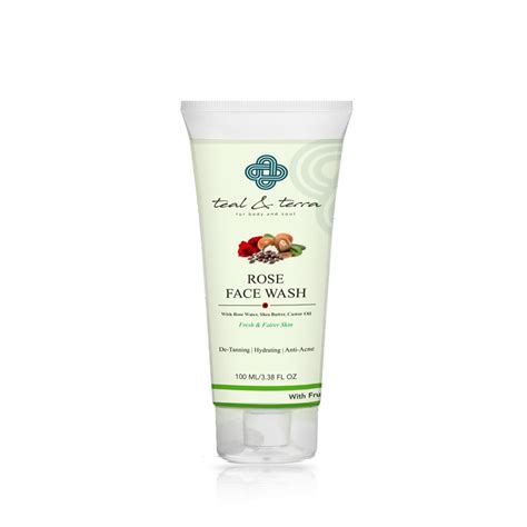 Teal and Terra Rose Face Wash 100ml | For Oily & Sensitive Skin| Skin ...