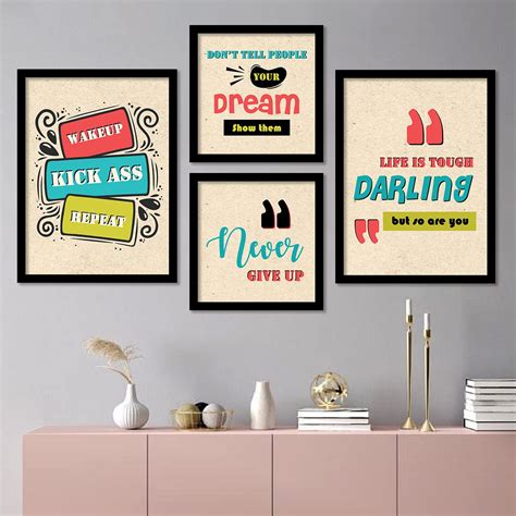 kotart Wood - Motivational Quotes Wall Frame For Decoration ...