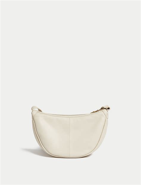 Buy Leather Pleated Sling Cross Body Bag at Marks & Spencer
