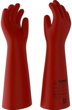 Kamfet Class 2 Electrical Insulating Gloves, 17000V AC Working Voltage ...