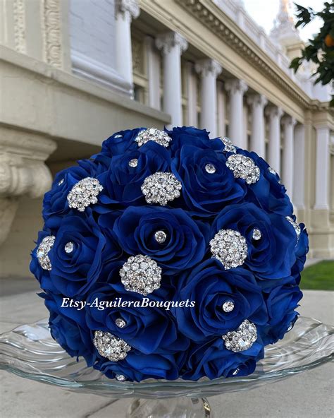 Royal Blue Wedding Flower Arrangements