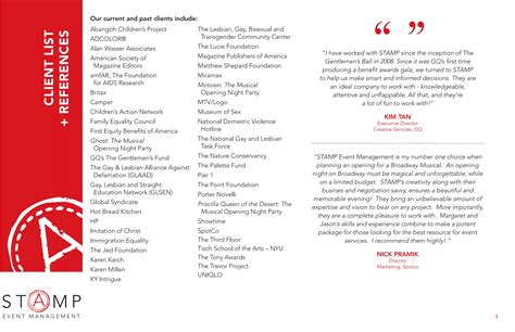 STAMP Event Management Capabilities Deck | PDF