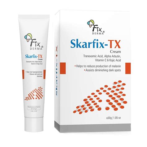 Fixderma Tranexamic Acid + 2% Kojic Acid + 1% Arbutin SKARFIX -TX Face ...