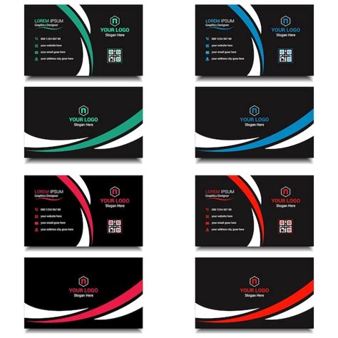 Unique Business Card Template 的图像结果