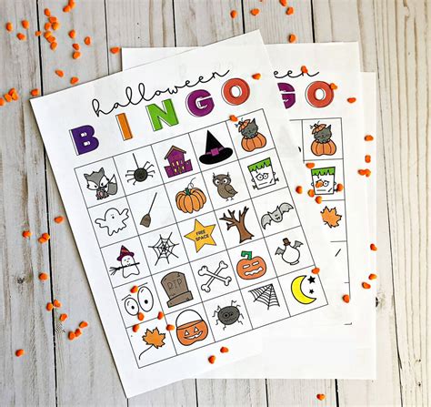 Printable Free Halloween Bingo Cards