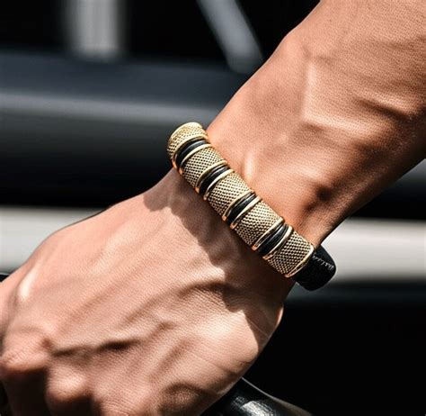 Buy Now Premium Leather Bracelet - KAIROS RADIANT GOLD - Genuine ...