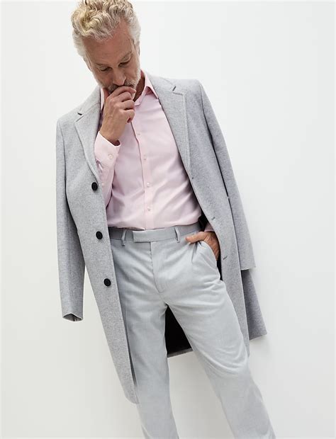 Buy Regular Fit Luxury Pure Cotton Textured Shirt at Marks & Spencer