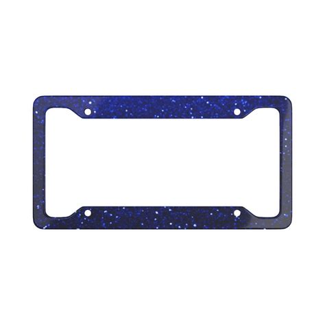 Dark Blue Sparkle License Plate Frame,car Accessories for Women, Cute ...