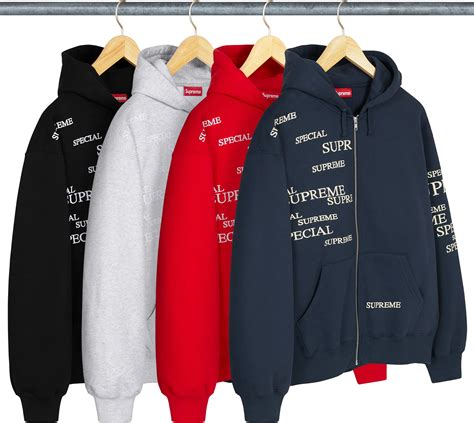 Special Zip Up Hooded Sweatshirt | Supreme 24fw