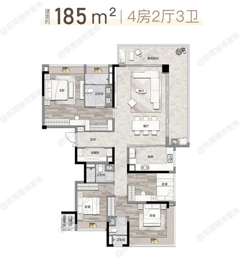 上海院子185平合院户型，上海院子别墅约185.00平米户型图，朝南朝向 - 上海安居客