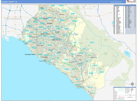 Zip Code Map Of Orange County Ca - Map Worksheets