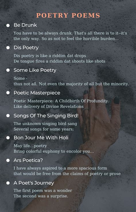 Poetry Poems - Best Poems For Poetry